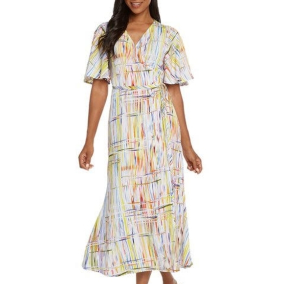 Jams World Viola Twist Adele Wrap Maxi Dress sz.L - Picture 14 of 16